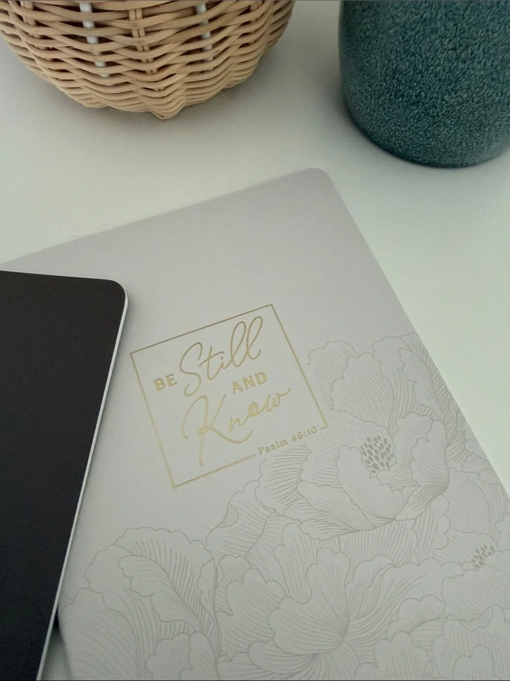 Christian Art Notebook Gift Set of 3 Be Strong and Courageous